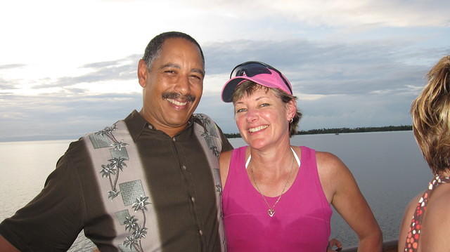 Hanging out by the pool