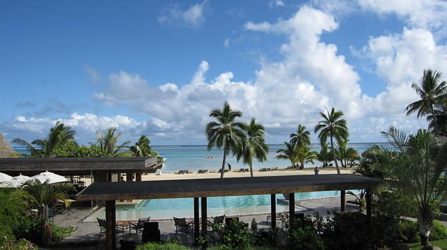 Pool and beach at Intercontinental