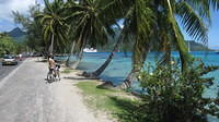 Our 12 mile bike ride on Moorea